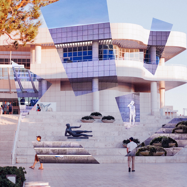 A cubist take on the Getty museum